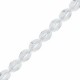 Czech Pinch beads Perlen 5x3mm Crystal 00030